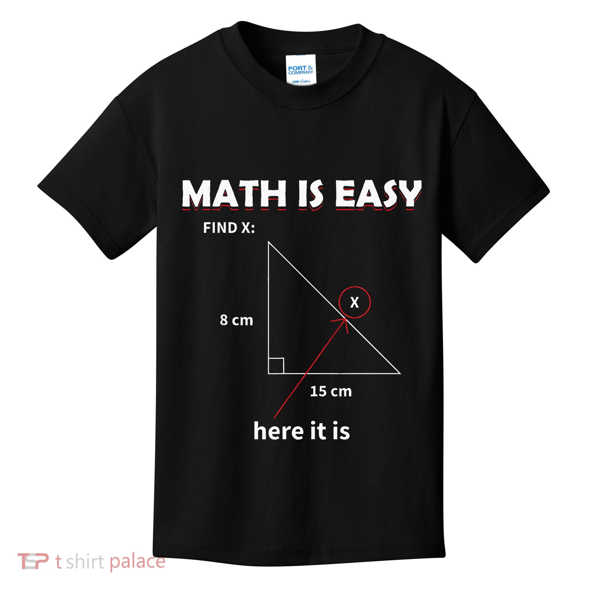 Math Geometry Mathematicians Kids T-Shirt