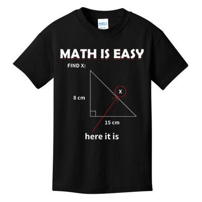 Math Geometry Mathematicians Kids T-Shirt