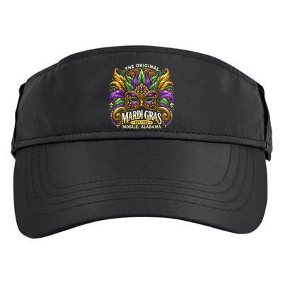 Mardi Gras Mask The Original Mobile Alabama Mardi Gras Adult Drive Performance Visor