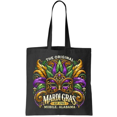 Mardi Gras Mask The Original Mobile Alabama Mardi Gras Bag