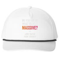 Massive Gaming Meme Funny Low Taper Fade Energy Meme Snapback Five-Panel Rope Hat