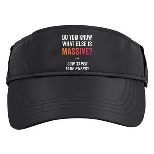 Massive Gaming Meme Funny Low Taper Fade Energy Meme Adult Drive Performance Visor