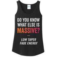 Massive Gaming Meme Funny Low Taper Fade Energy Meme Ladies Essential Tank