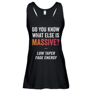 Massive Gaming Meme Funny Low Taper Fade Energy Meme Ladies Essential Flowy Tank