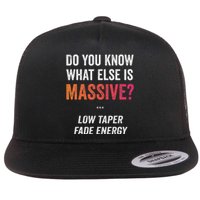 Massive Gaming Meme Funny Low Taper Fade Energy Meme Flat Bill Trucker Hat