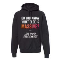 Massive Gaming Meme Funny Low Taper Fade Energy Meme Premium Hoodie