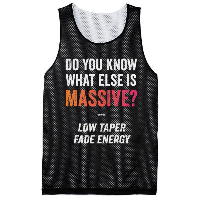 Massive Gaming Meme Funny Low Taper Fade Energy Meme Mesh Reversible Basketball Jersey Tank