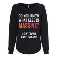 Massive Gaming Meme Funny Low Taper Fade Energy Meme Womens California Wash Sweatshirt