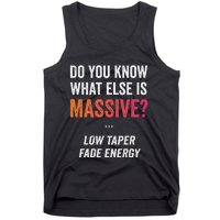 Massive Gaming Meme Funny Low Taper Fade Energy Meme Tank Top