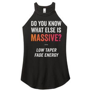 Massive Gaming Meme Funny Low Taper Fade Energy Meme Women's Perfect Tri Rocker Tank