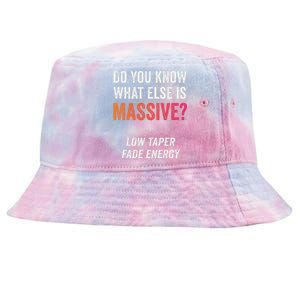 Massive Gaming Meme Funny Low Taper Fade Energy Meme Tie-Dyed Bucket Hat