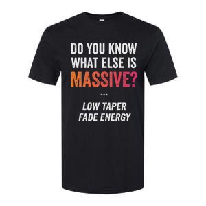 Massive Gaming Meme Funny Low Taper Fade Energy Meme Softstyle CVC T-Shirt