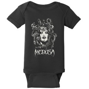 Medusa Greek Mythology Gothic Baby Bodysuit