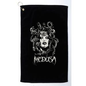 Medusa Greek Mythology Gothic Platinum Collection Golf Towel