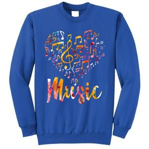 Musician Gift Musical Instrut Music Notes Treble Clef Gift Sweatshirt