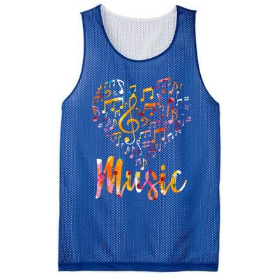 Musician Gift Musical Instrut Music Notes Treble Clef Gift Mesh Reversible Basketball Jersey Tank