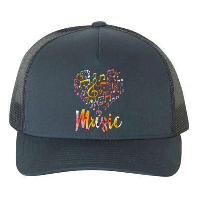 Musician Gift Musical Instrut Music Notes Treble Clef Gift Yupoong Adult 5-Panel Trucker Hat