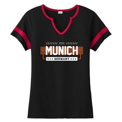 Munich Germany Ladies Halftime Notch Neck Tee