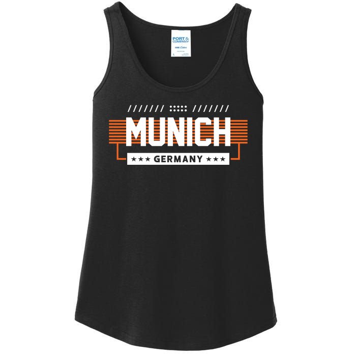 Munich Germany Ladies Essential Tank