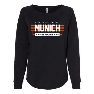 Munich Germany Womens California Wash Sweatshirt