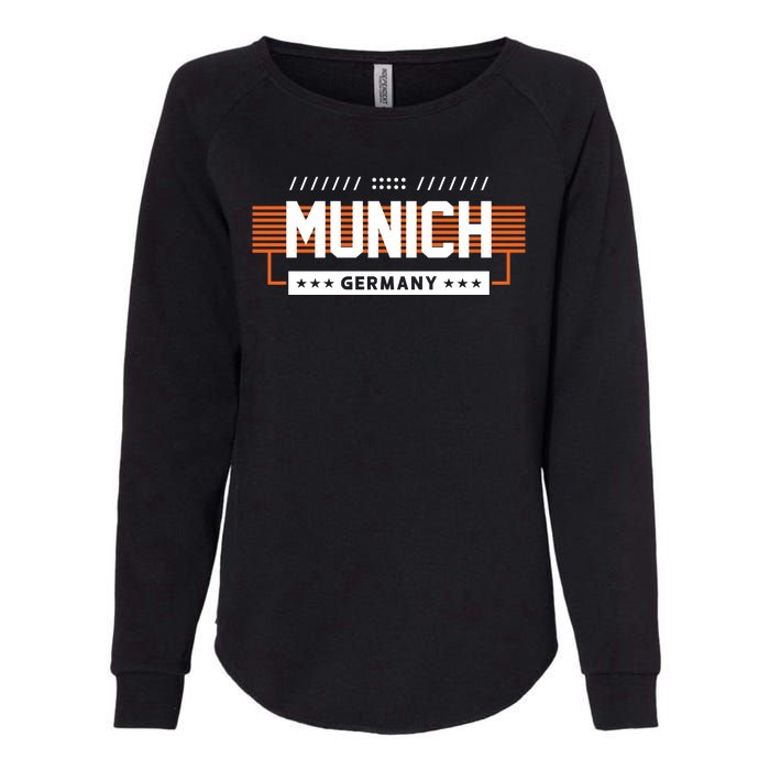 Munich Germany Womens California Wash Sweatshirt