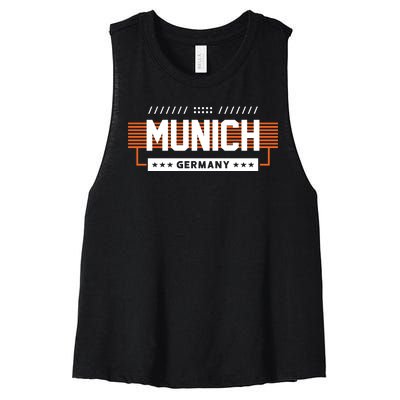 Munich Germany Women's Racerback Cropped Tank