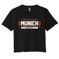 Munich Germany Women's Crop Top Tee