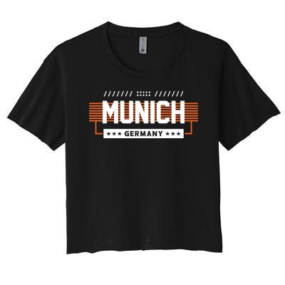 Munich Germany Women's Crop Top Tee