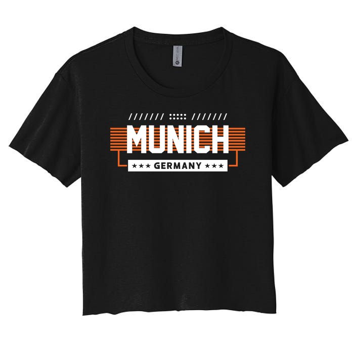 Munich Germany Women's Crop Top Tee