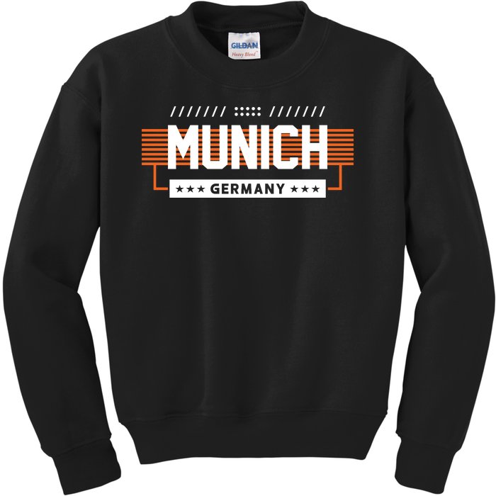 Munich Germany Kids Sweatshirt