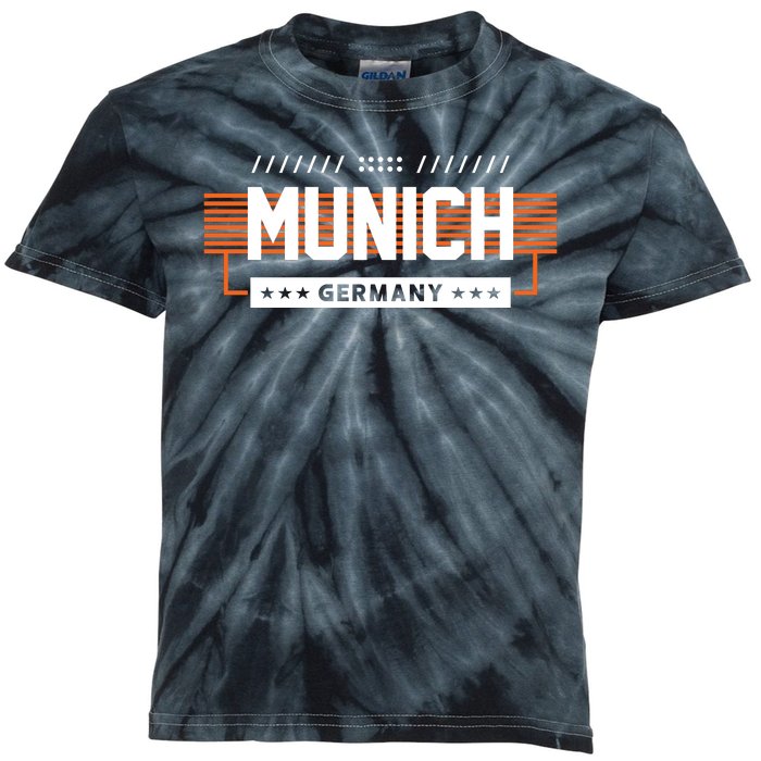 Munich Germany Kids Tie-Dye T-Shirt