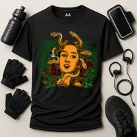 Medusa Greek Mythology Gorgo Cooling Performance Crew T-Shirt