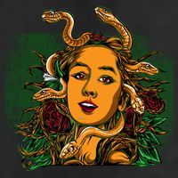 Medusa Greek Mythology Gorgo Adult Drive Performance Visor