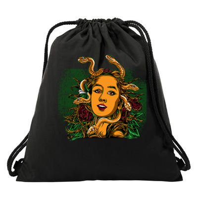 Medusa Greek Mythology Gorgo Drawstring Bag