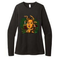 Medusa Greek Mythology Gorgo Womens CVC Long Sleeve Shirt