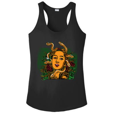 Medusa Greek Mythology Gorgo Ladies PosiCharge Competitor Racerback Tank