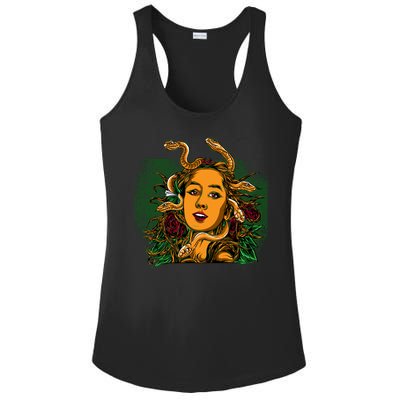 Medusa Greek Mythology Gorgo Ladies PosiCharge Competitor Racerback Tank