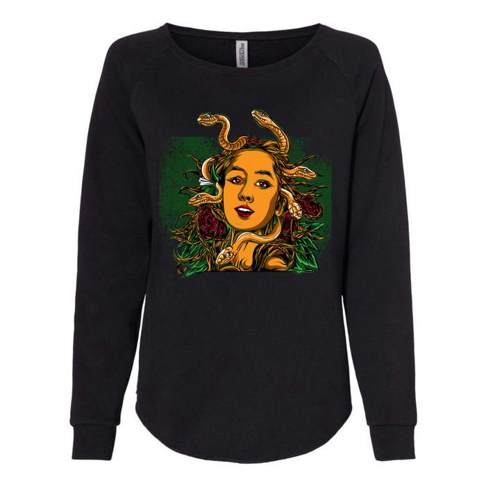 Medusa Greek Mythology Gorgo Womens California Wash Sweatshirt