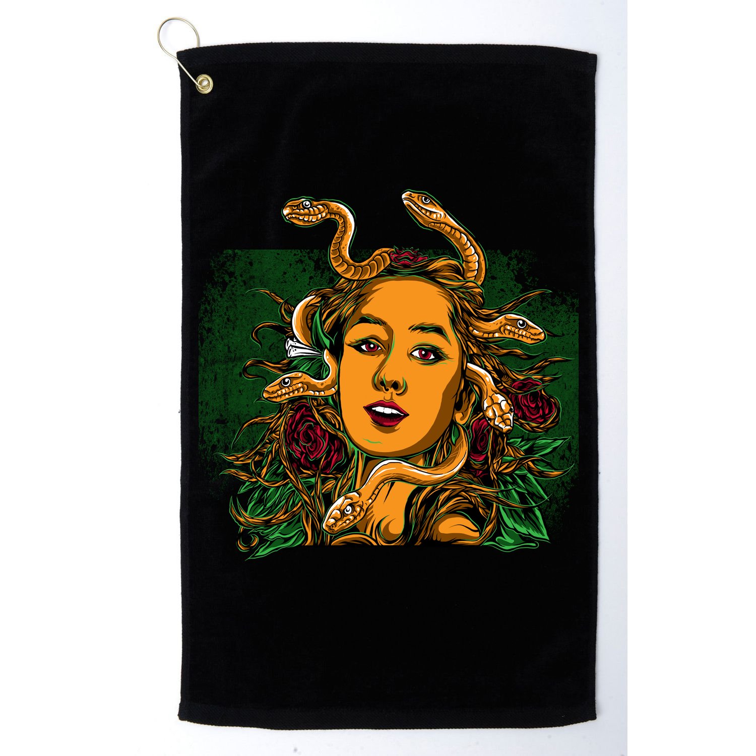 Medusa Greek Mythology Gorgo Golf Towel