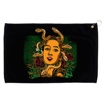 Medusa Greek Mythology Gorgo Grommeted Golf Towel