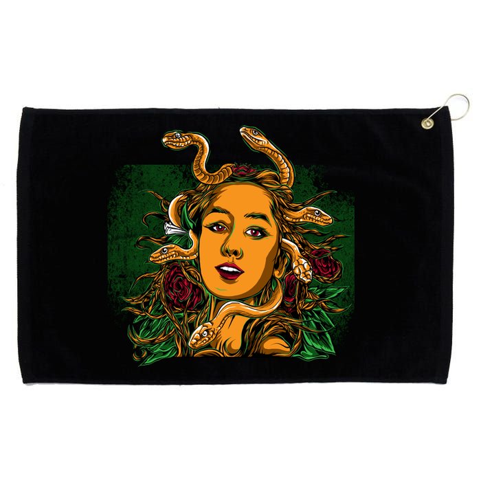 Medusa Greek Mythology Gorgo Grommeted Golf Towel