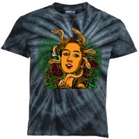 Medusa Greek Mythology Gorgo Kids Tie-Dye T-Shirt