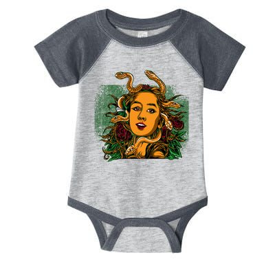 Medusa Greek Mythology Gorgo Infant Baby Jersey Bodysuit