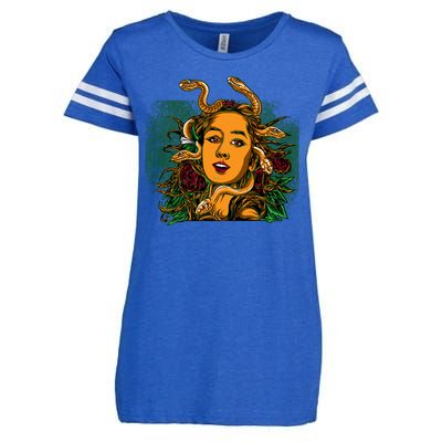 Medusa Greek Mythology Gorgo Enza Ladies Jersey Football T-Shirt