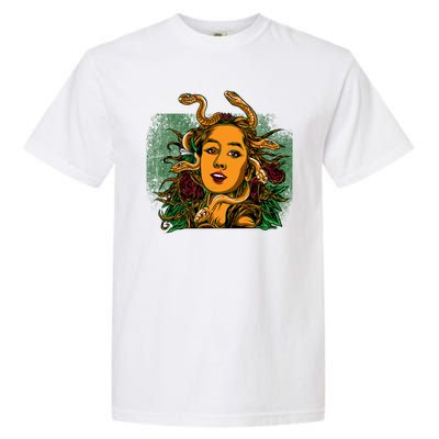 Medusa Greek Mythology Gorgo Garment-Dyed Heavyweight T-Shirt