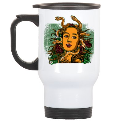 Medusa Greek Mythology Gorgo Stainless Steel Travel Mug