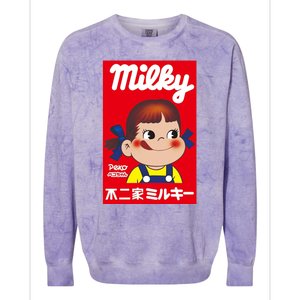 Milky Girl Colorblast Crewneck Sweatshirt