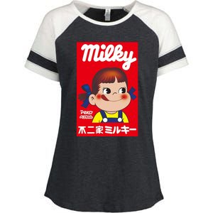 Milky Girl Enza Ladies Jersey Colorblock Tee