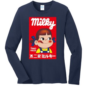 Milky Girl Ladies Long Sleeve Shirt