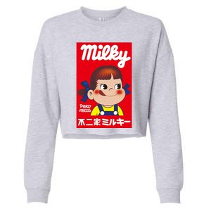 Milky Girl Cropped Pullover Crew